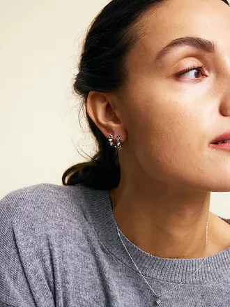 EDBLAD | Ohrringe PEAK HOOPS ICON Small Steel | 